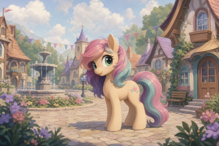 Pony Town — městečko s poníky